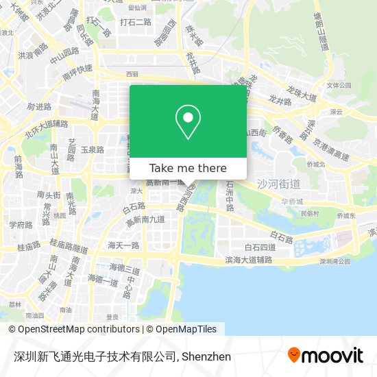 深圳新飞通光电子技术有限公司 map