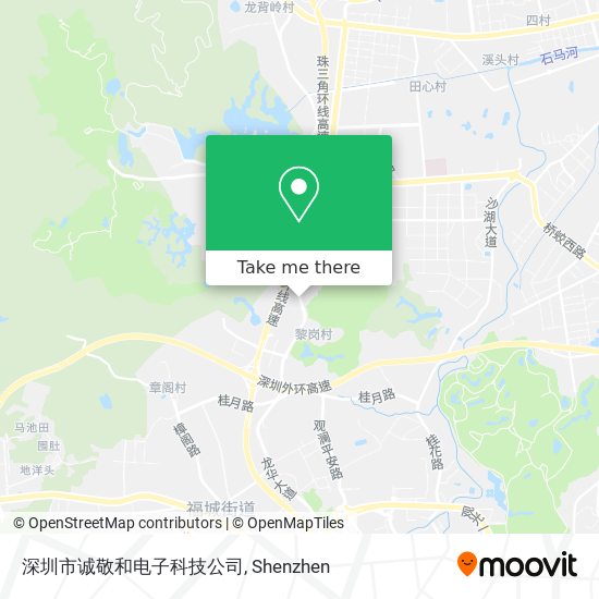 深圳市诚敬和电子科技公司 map