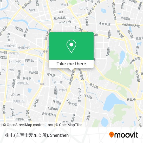 街电(车宝士爱车会所) map