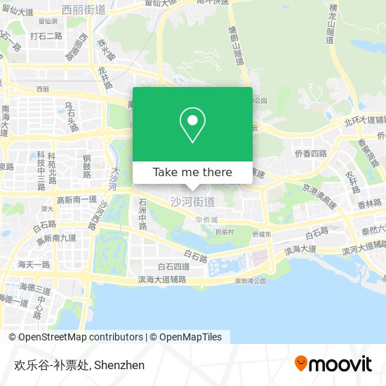 欢乐谷-补票处 map