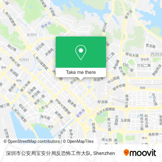 深圳市公安局宝安分局反恐怖工作大队 map