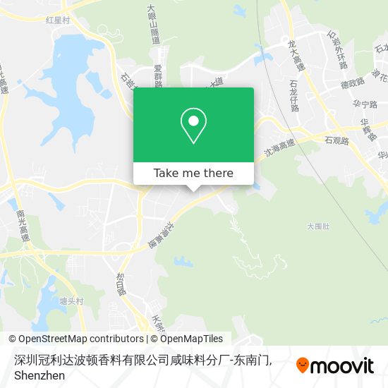 深圳冠利达波顿香料有限公司咸味料分厂-东南门 map