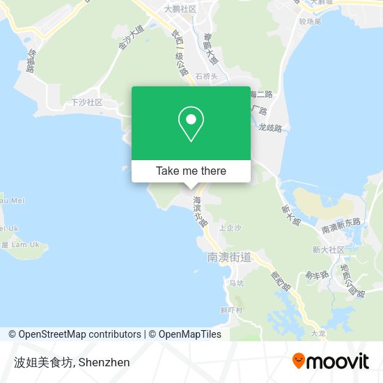波姐美食坊 map