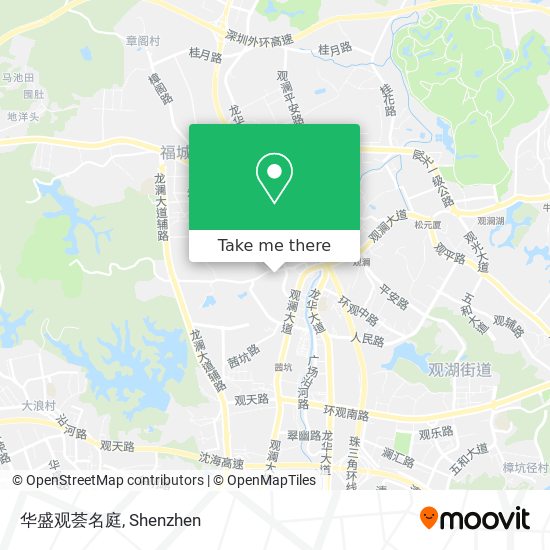 华盛观荟名庭 map