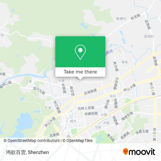 鸿欲百货 map