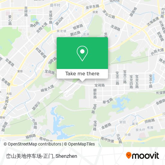 峦山美地停车场-正门 map
