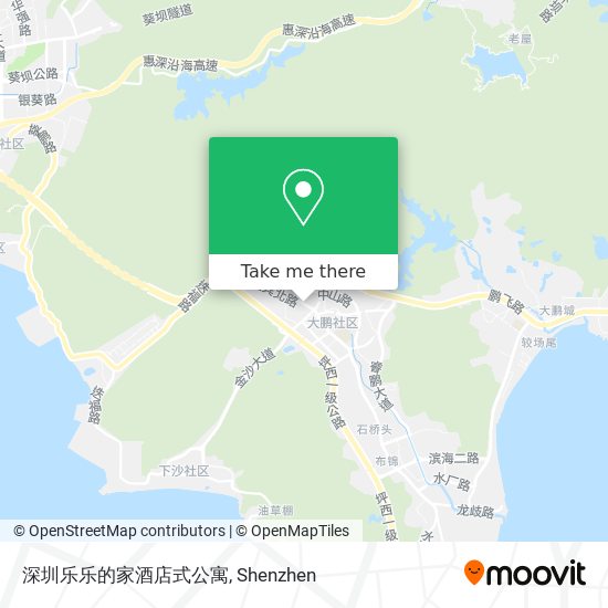 深圳乐乐的家酒店式公寓 map