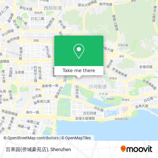 百果园(侨城豪苑店) map