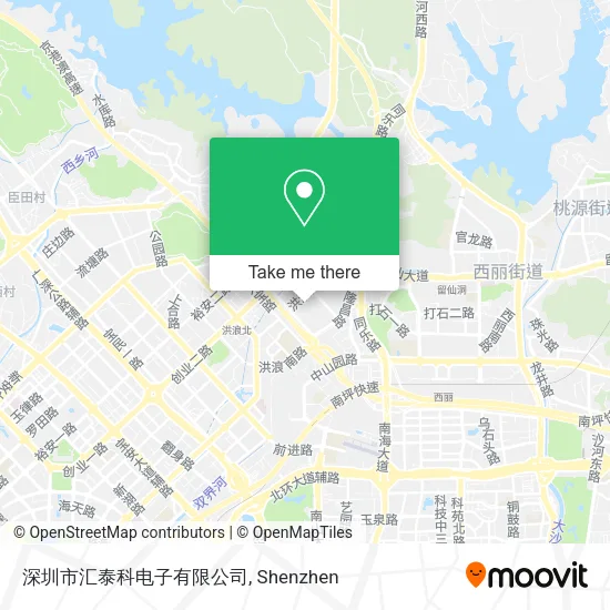 深圳市汇泰科电子有限公司 map