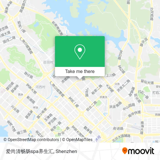 爱尚清畅肠spa养生汇 map