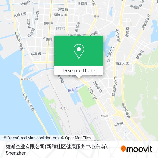 雄诚企业有限公司(新和社区健康服务中心东南) map