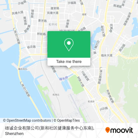 雄诚企业有限公司(新和社区健康服务中心东南) map