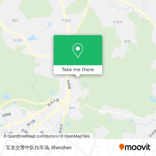 宝龙交警中队扣车场 map