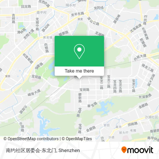 南约社区居委会-东北门 map