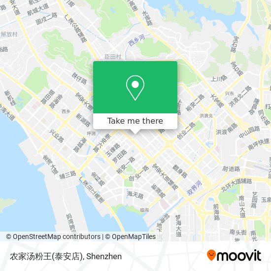 农家汤粉王(泰安店) map