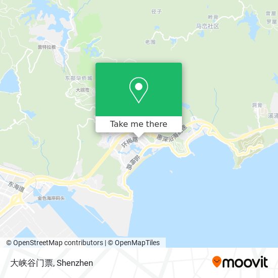 大峡谷门票 map