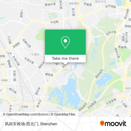 凤岗车检场-西北门 map