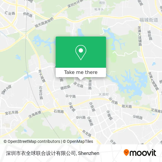 深圳市衣全球联合设计有限公司 map