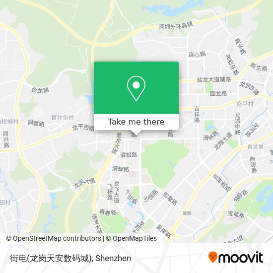 街电(龙岗天安数码城) map