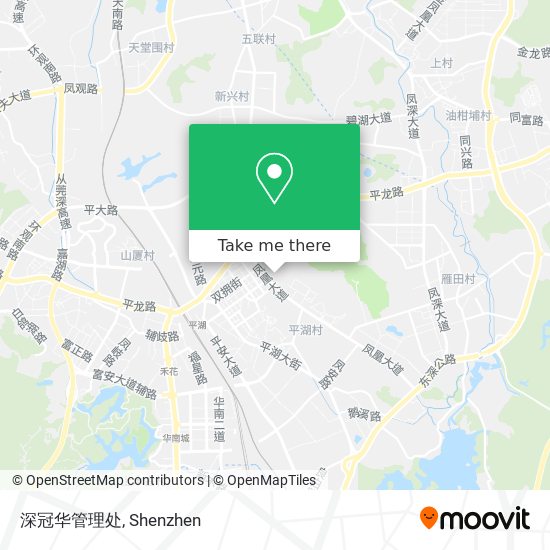 深冠华管理处 map