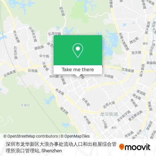 深圳市龙华新区大浪办事处流动人口和出租屋综合管理所浪口管理站 map