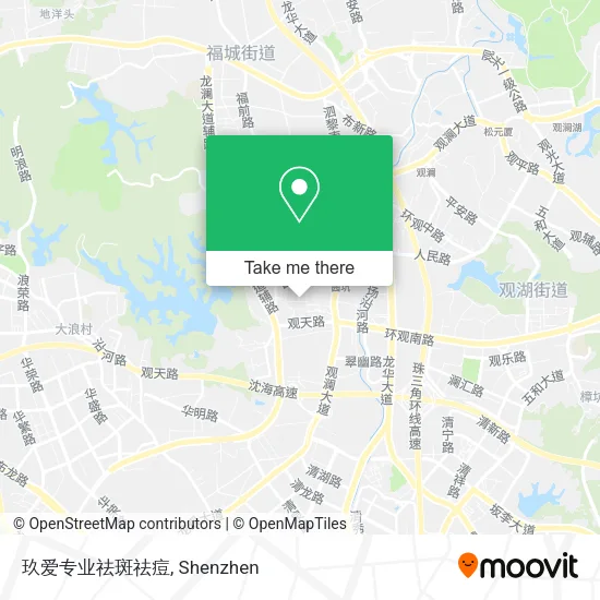 玖爱专业祛斑祛痘 map