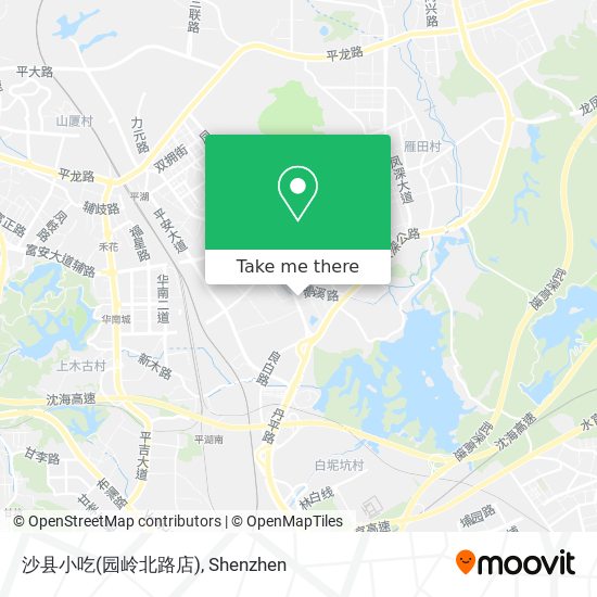沙县小吃(园岭北路店) map