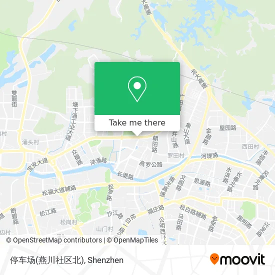 停车场(燕川社区北) map