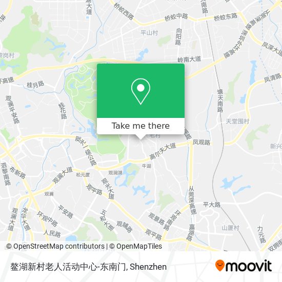 鳌湖新村老人活动中心-东南门 map
