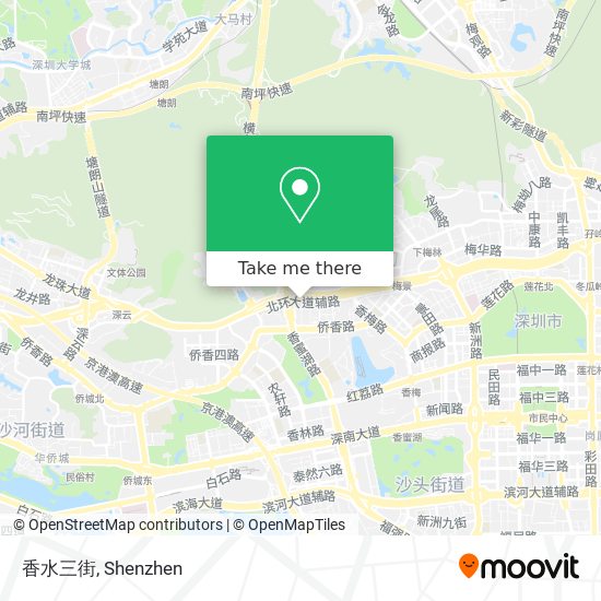 香水三街 map