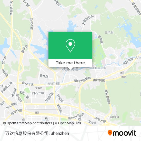 万达信息股份有限公司 map