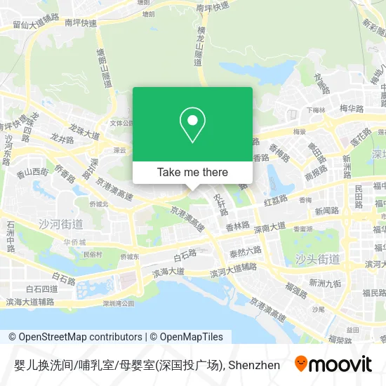 婴儿换洗间/哺乳室/母婴室(深国投广场) map
