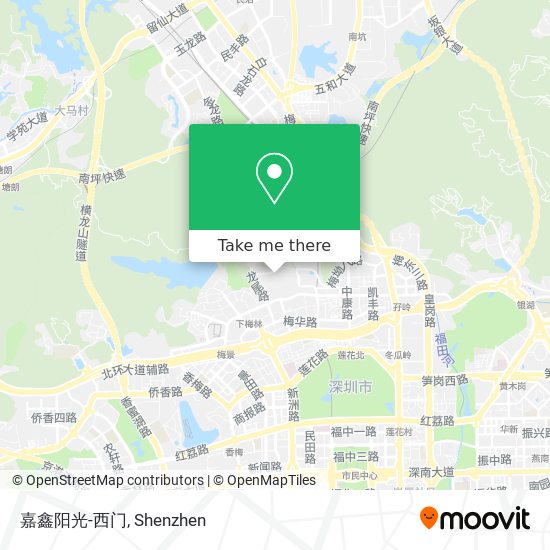 嘉鑫阳光-西门 map