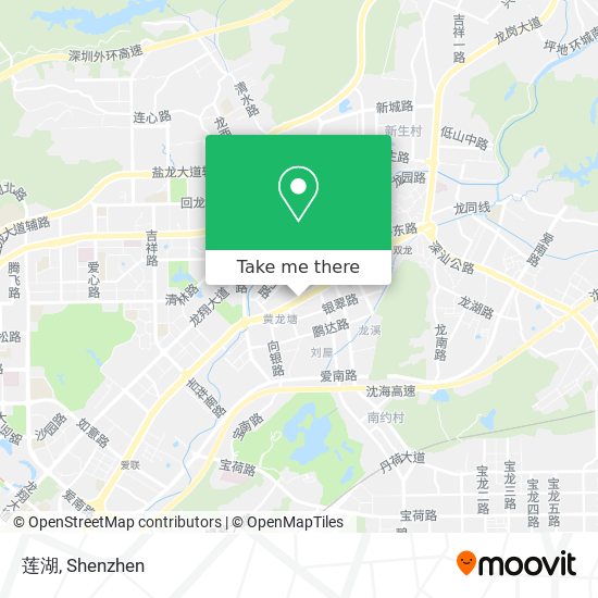 莲湖 map