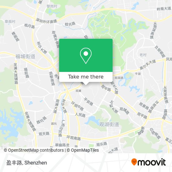 盈丰路 map