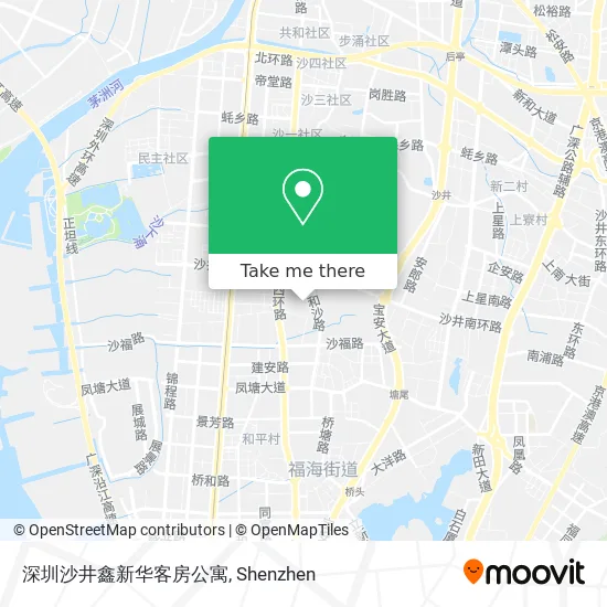 深圳沙井鑫新华客房公寓 map