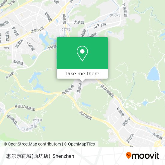 惠尔康鞋城(西坑店) map