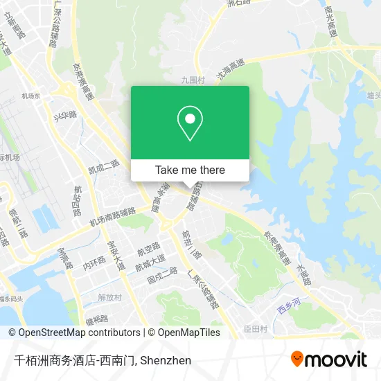 千栢洲商务酒店-西南门 map