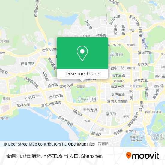 金疆西域食府地上停车场-出入口 map