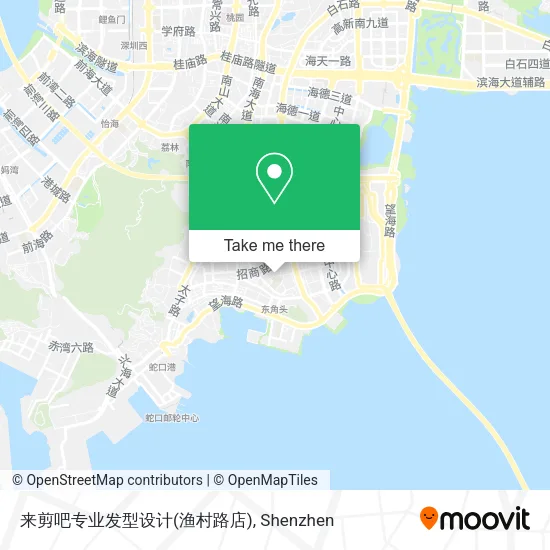来剪吧专业发型设计(渔村路店) map