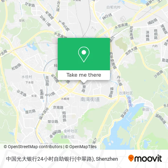 中国光大银行24小时自助银行(中翠路) map