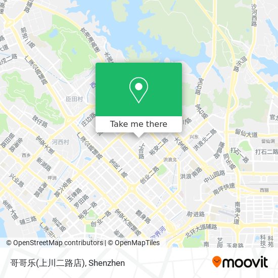 哥哥乐(上川二路店) map