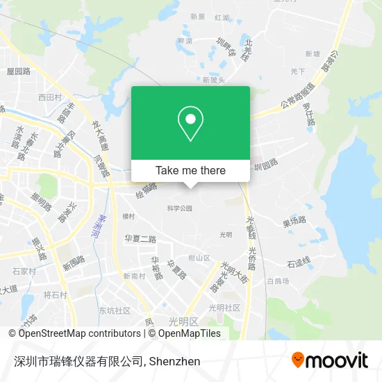 深圳市瑞锋仪器有限公司 map