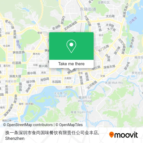 换一条深圳市食尚国味餐饮有限责任公司金丰店 map