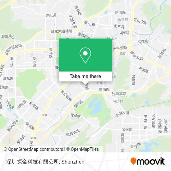 深圳探金科技有限公司 map