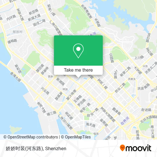 娇娇时装(河东路) map