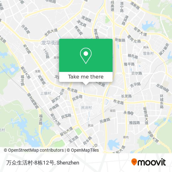 万众生活村-8栋12号 map
