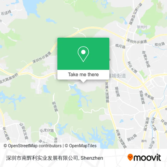 深圳市南辉利实业发展有限公司 map