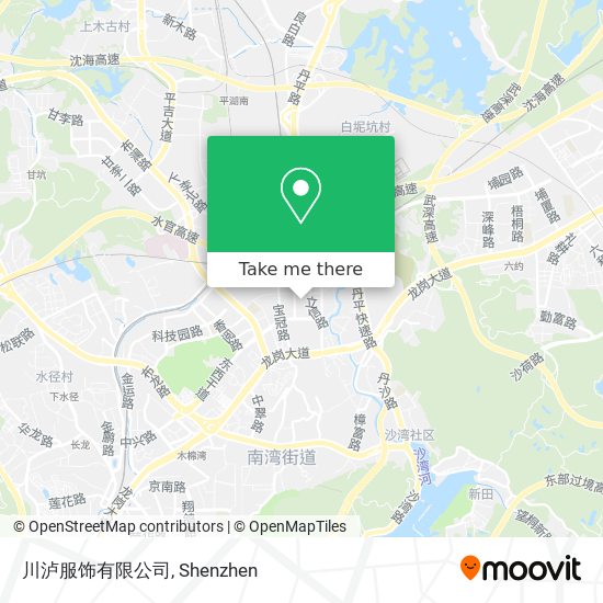 川泸服饰有限公司 map
