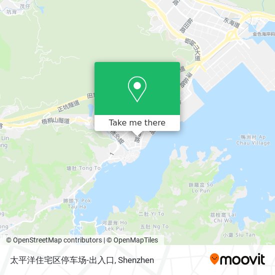 太平洋住宅区停车场-出入口 map